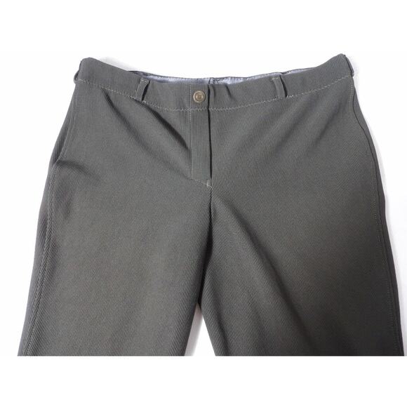 Tuffrider Pants Ladies Sz 32 Gray Equestrian Pull On Stretch Knee Patch Ribbed - Picture 11 of 16